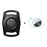 Soft TPU Case for AirTag Bluetooth-compatible Tracker Protective IP67 Waterproof Cover, with Front Back Film Set - Black - 1