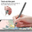 AHASTYLE PE03 Stylus Pen for Apple Tablet 2018-2022 , Magnetic Wireless Charging Pencil with Bluetooth-compatible Function - 3