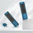 For Samsung BN59-01432A Remote Control Drop-proof Case Soft Silicone Protective Cover - Blue - 3
