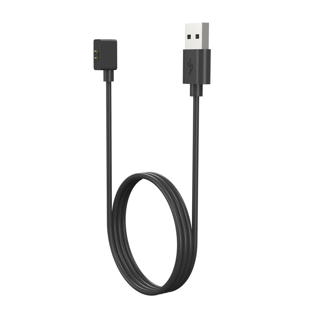 Magnetic Charger for Xiaomi Redmi Watch 3 Lite / Watch 3 Active , 1m Smart Watch Charging Cable Accessories - Black - 1