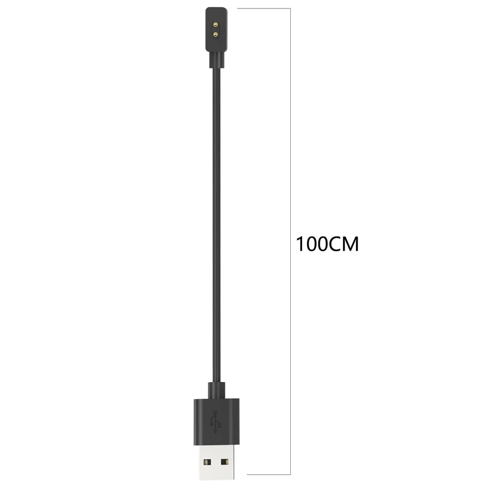 Magnetic Charger for Xiaomi Redmi Watch 3 Lite / Watch 3 Active , 1m Smart Watch Charging Cable Accessories - Black - 7