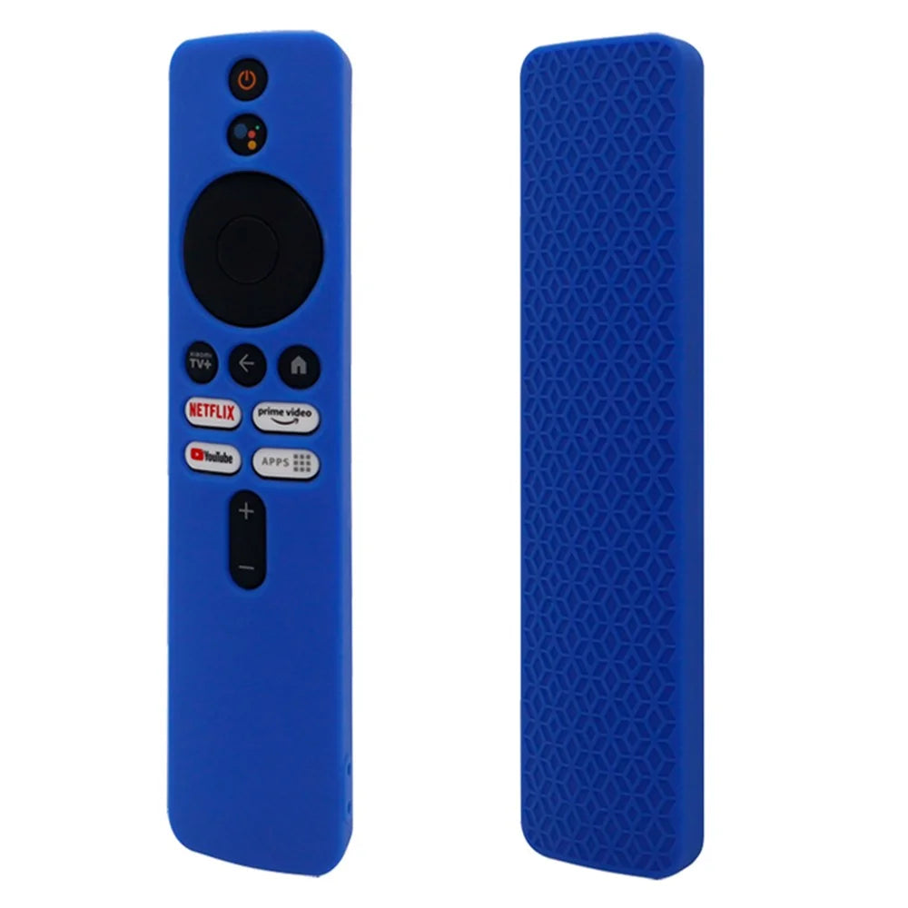 Silicone Protective Cover for Xiaomi TV Box S 2nd Gen Remote Controller Anti-scratch Sleeve - Blue - 1