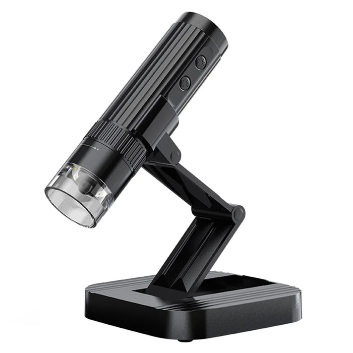 WTM-W1-A Digital Microscope 50X-1000X 2MP 1080P WiFi USB Microscope Camera Magnifier with 8 LED Lights - Black - 1
