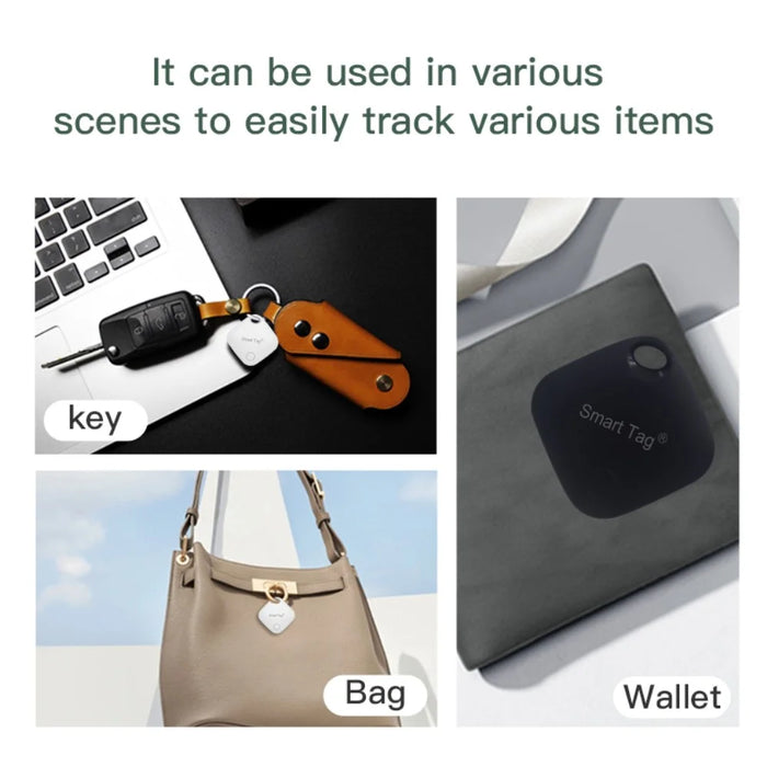 Itag03 Bluetooth-compatible Finder-Itag Anti-Loss Locator for Apple Find My Tracker with Strap - Black - 6