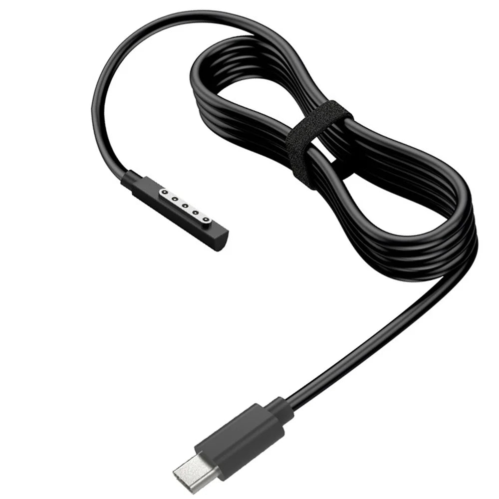 PD 65W Fast Charging Cable for Microsoft Surface RT / Surface Pro 1 2 , Magnetic Type-C Cable Power Supply Wire - 3