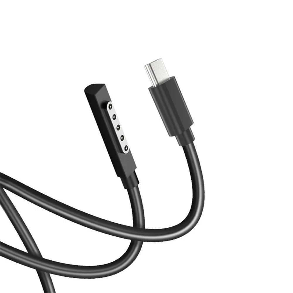 PD 65W Fast Charging Cable for Microsoft Surface RT / Surface Pro 1 2 , Magnetic Type-C Cable Power Supply Wire - 4