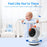 BABY5 5 inch Display Baby Monitor Two-Way Voice Camera APP Remote Monitoring Watcher - Grey / US Plug - 3