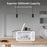 BABY5 5 inch Display Baby Monitor Two-Way Voice Camera APP Remote Monitoring Watcher - Grey / US Plug - 4