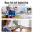 BABY5 5 inch Display Baby Monitor Two-Way Voice Camera APP Remote Monitoring Watcher - Grey / US Plug - 5