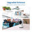 BABY5 5 inch Display Baby Monitor Two-Way Voice Camera APP Remote Monitoring Watcher - Grey / US Plug - 7