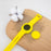 Waterproof Silicone Case for Samsung Galaxy SmartTag Tracker Full Cover for Kids Bluetooth-compatible Finder Wristband Case - Yellow - 4