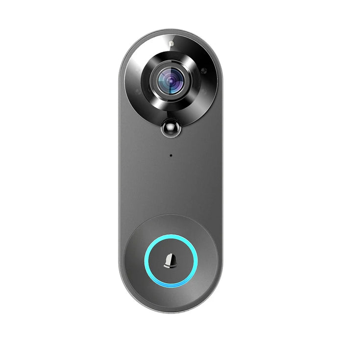 W3 FHD WiFi Video Doorbell 1080P Two Way Audio PIR Motion Detection Tuya App Wireless Door Viewer, Black - 3