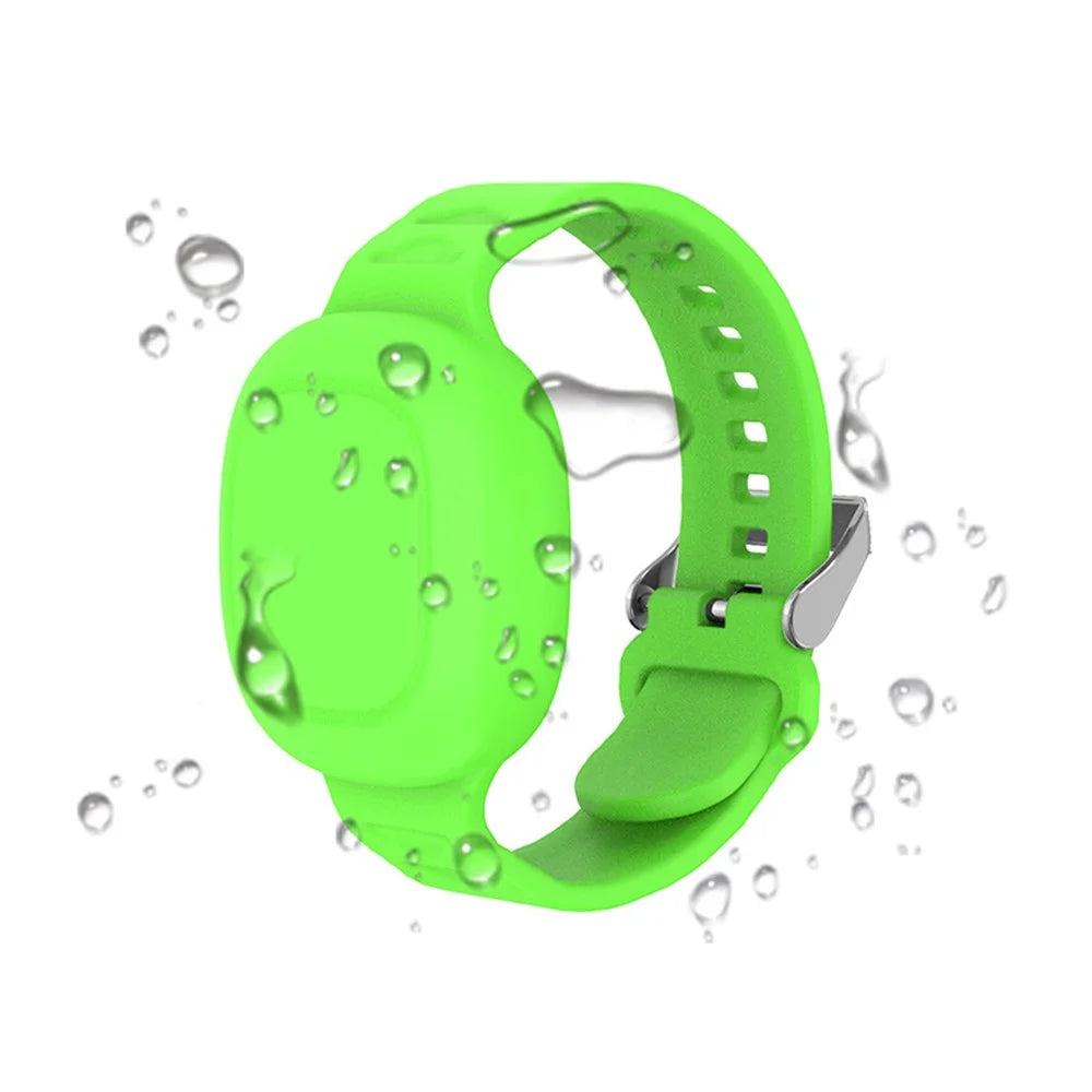 Waterproof Silicone Case for 2022 Tile Mate Bluetooth-compatible Tracker Protector Kids Finder Tracker Wrist Strap Cover - Luminous Green - 3
