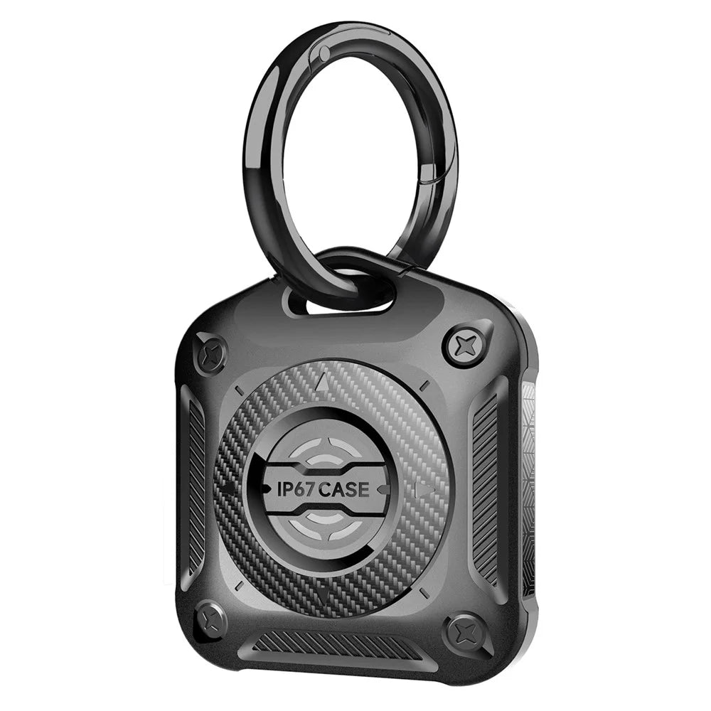 IP67 Waterproof Protective Case for AirTag Bluetooth-compatible Tracker TPU + PC Locator Protective Cover - 1