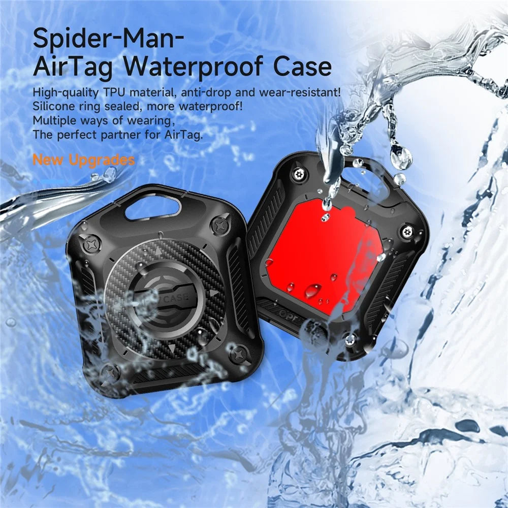IP67 Waterproof Protective Case for AirTag Bluetooth-compatible Tracker TPU + PC Locator Protective Cover - 4