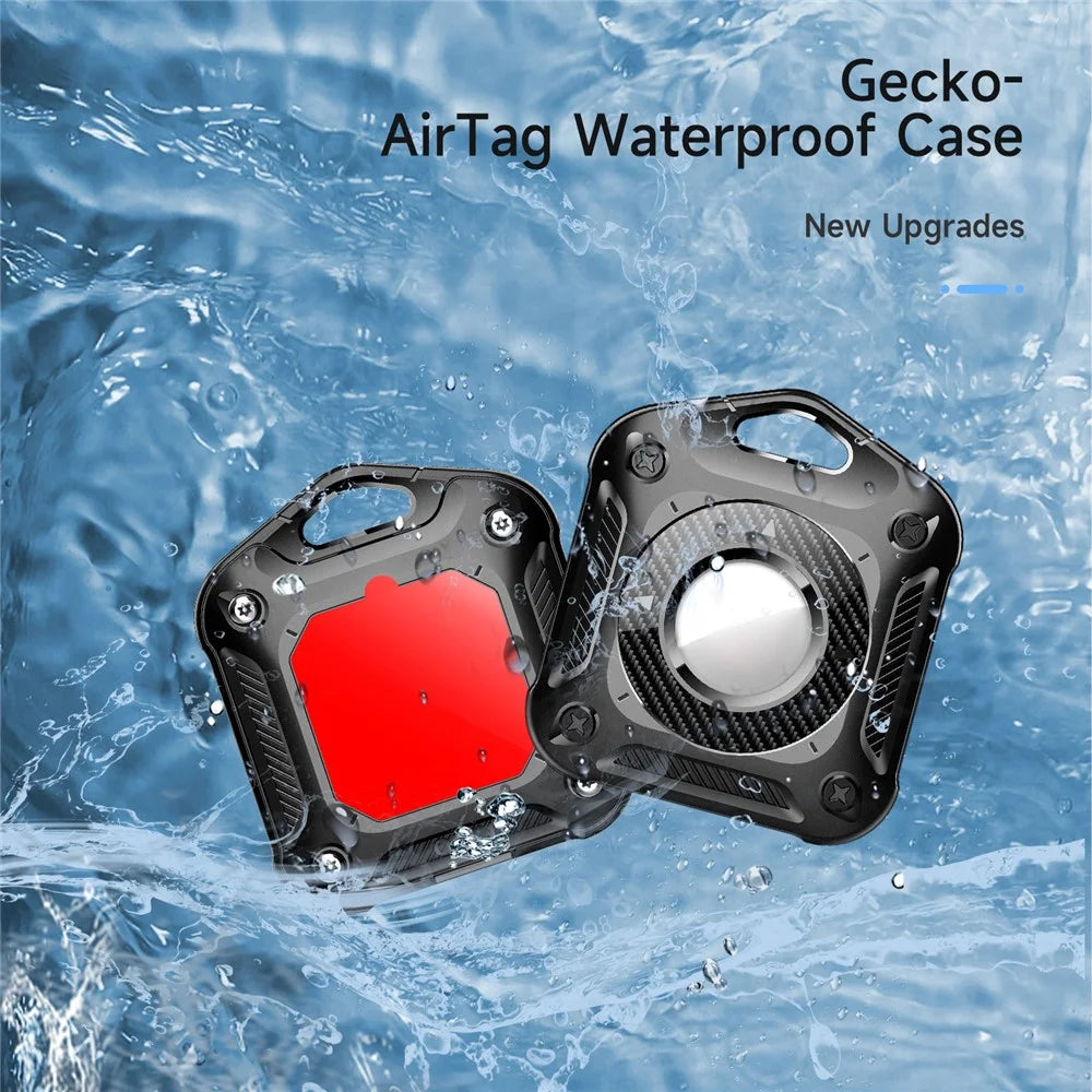 Protective Case for AirTag Bluetooth-compatible Tracker IP67 Waterproof TPU + PC Locator Cover - 3