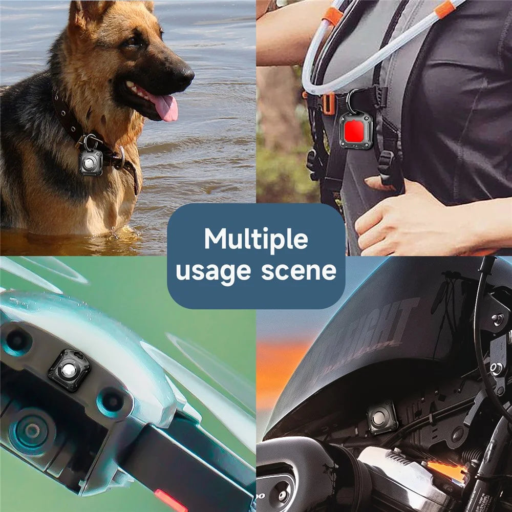 Protective Case for AirTag Bluetooth-compatible Tracker IP67 Waterproof TPU + PC Locator Cover - 6