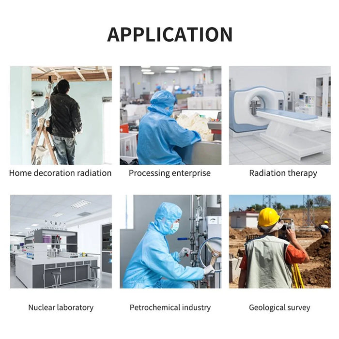 BOSEAN FS-600 Nuclear Radiation Detector Geiger Counter X-ray Beta Gamma Tester GM Counter Dose Rate Real-time Dosimeter - 7