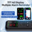 Handheld Plastic Nuclear Radiation Detector Color Display Rechargeable Radioactive Geiger Tester - Black - 3