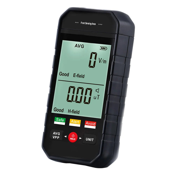 ET925 Electromagnetic Field Radiation Detector Sound Light Alarm Handheld Large Screen EMF Radiation Tester - 1