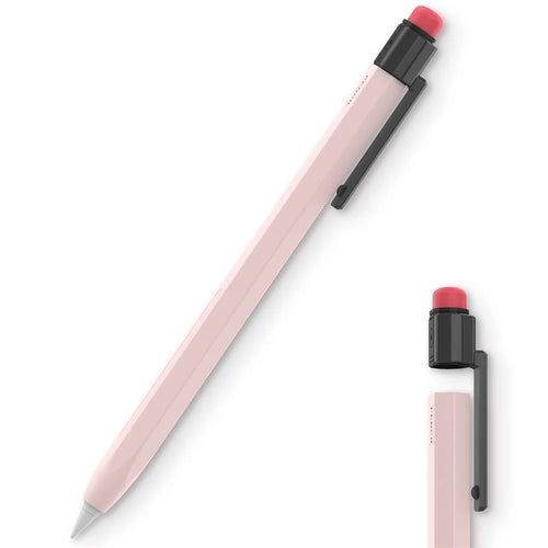 AHASTYLE PT80-2-K For Apple Pencil 2nd Generation Soft Silicone Cover Stylus Pen Anti-drop Sleeve - Pink - 1
