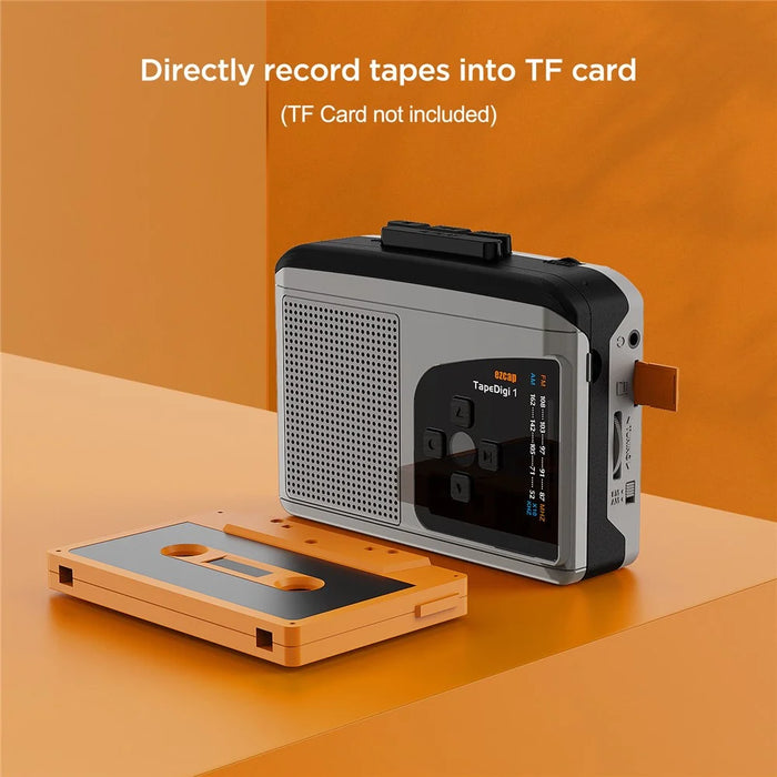 EZCAP 234 Cassette Tape to MP3 Save to TF Card Stereo Converter Cassette Tape Player AM / FM Radio - 7