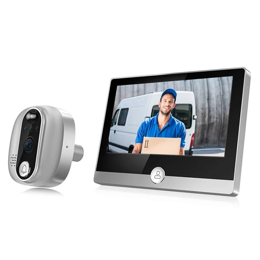 C85 Doorbell Camera 1080P PIR Motion Detection Digital Peephole Door Viewer Two-Way Call - 2