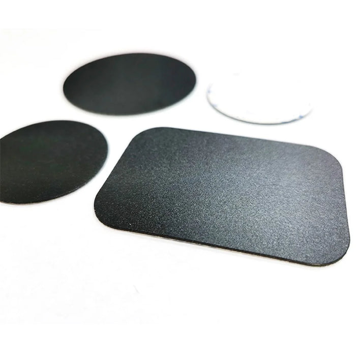 100Pcs Phone Metal Plate for Magnetic Wireless Charger Car Phone Holder Adhesive Metal Sheet - Black / 42mm - 6