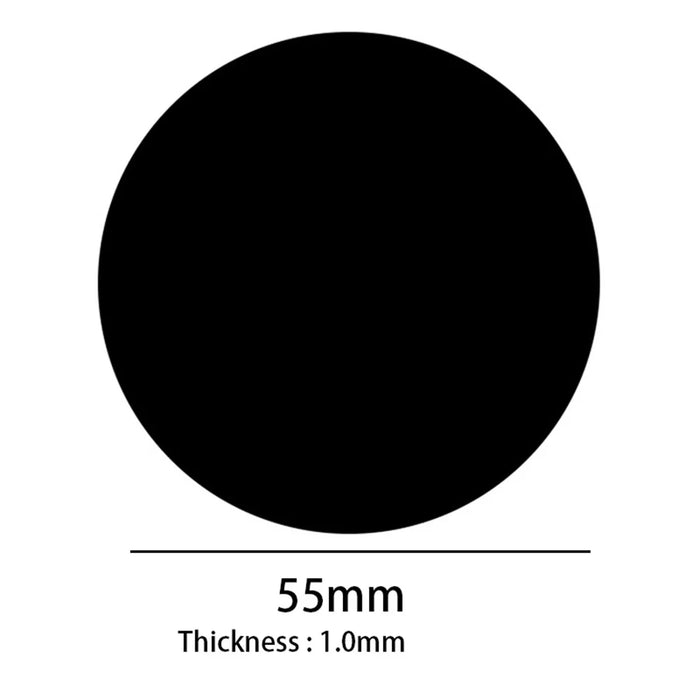 100Pcs Phone Metal Plate for Magnetic Wireless Charger Car Phone Holder Adhesive Metal Sheet - Black / 42mm - 7