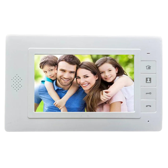 N1 7 Inches Doorbell Camera Video Intercom System for Villa Home Office Apartment - UK Plug - 2