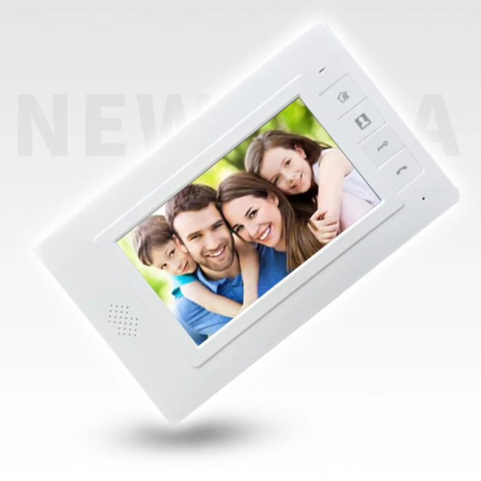 N1 7 Inches Doorbell Camera Video Intercom System for Villa Home Office Apartment - UK Plug - 4