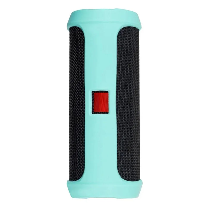 For JBL Flip4 Bluetooth-compatible Speaker Soft Silicone Case Anti-scratch Protective Cover - Mint Green - 1