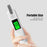 9766 Portable Breath Alcohol Tester 3-Color Indicator High-Precision Alcohol Tester with LED Display - White - 3