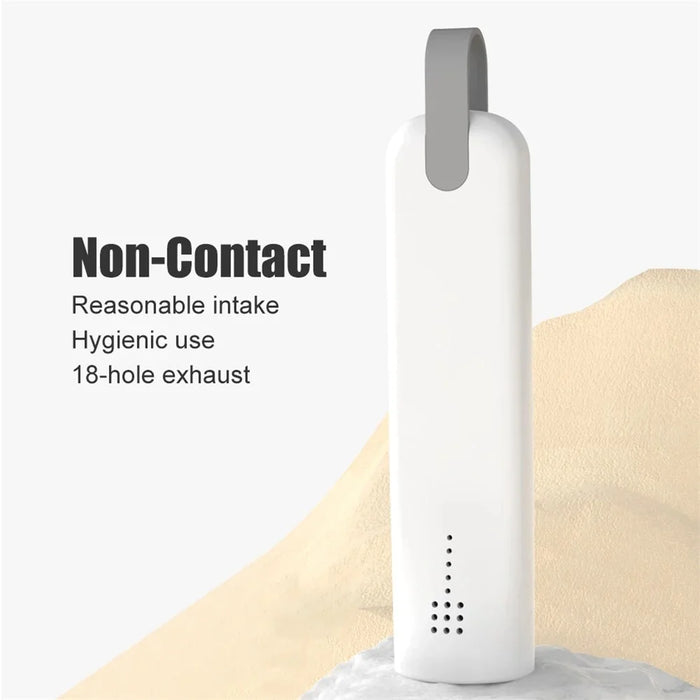 9766 Portable Breath Alcohol Tester 3-Color Indicator High-Precision Alcohol Tester with LED Display - White - 7