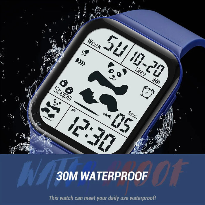 SKMEI 2216 Multi-functional Electric Watch 30m Waterproof Sport Watch for Student - Blue - 6