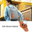 For Apple AirTag Silicone Case Bluetooth-compatible Tracker Cover Litchi Texture Waterproof Key Container with Buckle - Black - 3
