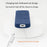 For Apple TV6 Remote Controller Drop-proof Case Silicone Protective Cover with Lanyard - Dark Blue - 5