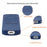 For Apple TV6 Remote Controller Drop-proof Case Silicone Protective Cover with Lanyard - Dark Blue - 6