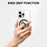 AHASTYLE DD-02 Magnetic Kickstand for iPhone 12 / 13 / 14 / 15 Series Folding Zinc Alloy Phone Holder - Black - 4