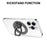 AHASTYLE DD-02 Magnetic Kickstand for iPhone 12 / 13 / 14 / 15 Series Folding Zinc Alloy Phone Holder - Black - 5