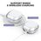 AHASTYLE WG89 For Samsung Galaxy Buds Pro / Buds Live / Buds2 / Buds Pro 2 Case TPU Earbud Storage Cover - Glitter - 2