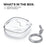 AHASTYLE WG89 For Samsung Galaxy Buds Pro / Buds Live / Buds2 / Buds Pro 2 Case TPU Earbud Storage Cover - Glitter - 5
