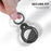 AHASTYLE WG40 For Apple AirTag Bluetooth-compatible Tracker TPU Case Protective Cover with Ring Buckle - Black - 4