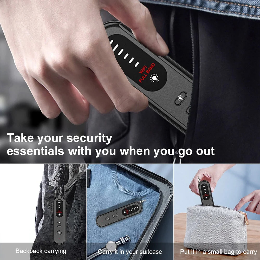 T01 Wireless Signal Scanner Infrared Scanning Tool Hidden Camera Detector for Home Travel Hotel - 2