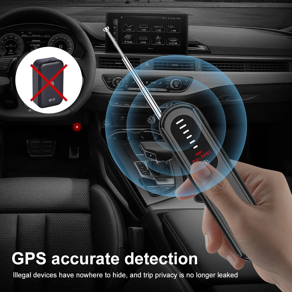 T01 Wireless Signal Scanner Infrared Scanning Tool Hidden Camera Detector for Home Travel Hotel - 6