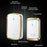 CACAZI FA29PRO Home Wireless Doorbell 5 Volume Levels Chime Door Bell Kit with 2 Transmitters+1 Receiver - Gold / EU Plug - 7