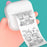 M6 Wilress Inkless Thermal Printer Bluetooth-compatible Smart Pocket Sticker Printer with 1 Roll Thermal Paper - Blue - 4