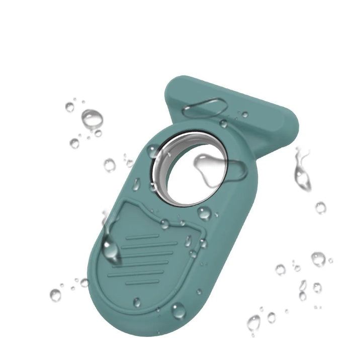 For Samsung Galaxy SmartTag2 Silicone Case Bluetooth-compatible Tracker Protective Case with Safety Pin - Green - 4
