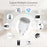 NEO NAS-WR10WM Tuya WiFi Smart Plug with Power Meter 16A Smart Home Power Plug Socket, EU Plug - 6