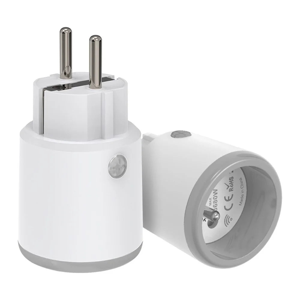 NEO NAS-WR15WM Tuya Matter WiFi Smart Plug 16A Voice Control Smart Power Plug Socket with Power Meter, FR Plug - 2